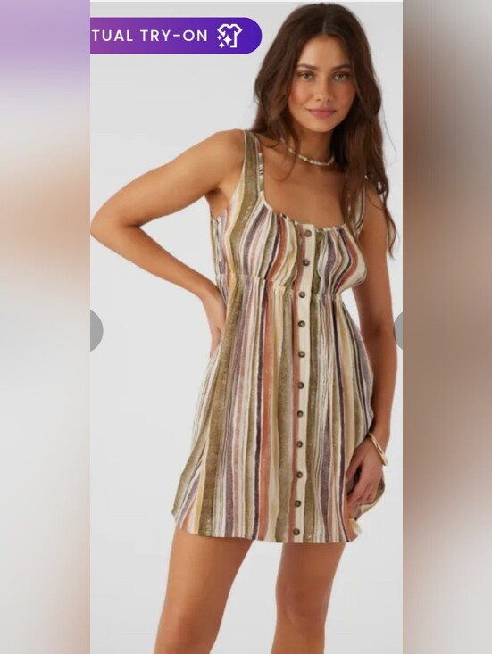 O'Neill Dresses & Skirts - O'Neill Korie Neptune Striped Dress | Size M